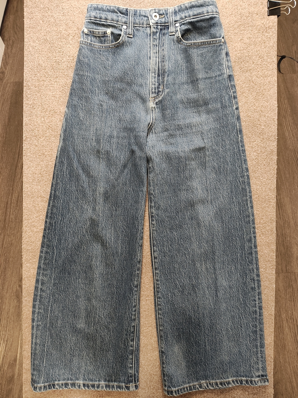 Size 28 - Women's Lasso Custom Made Classic Wide-Leg Jeans - Blue